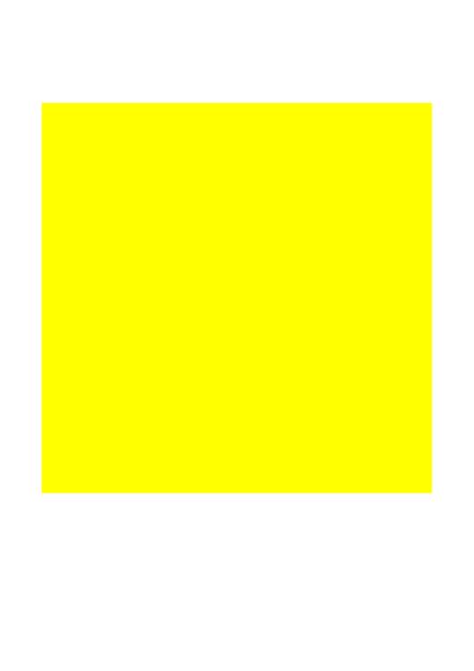 Bright Yellow Square Template printable pdf download
