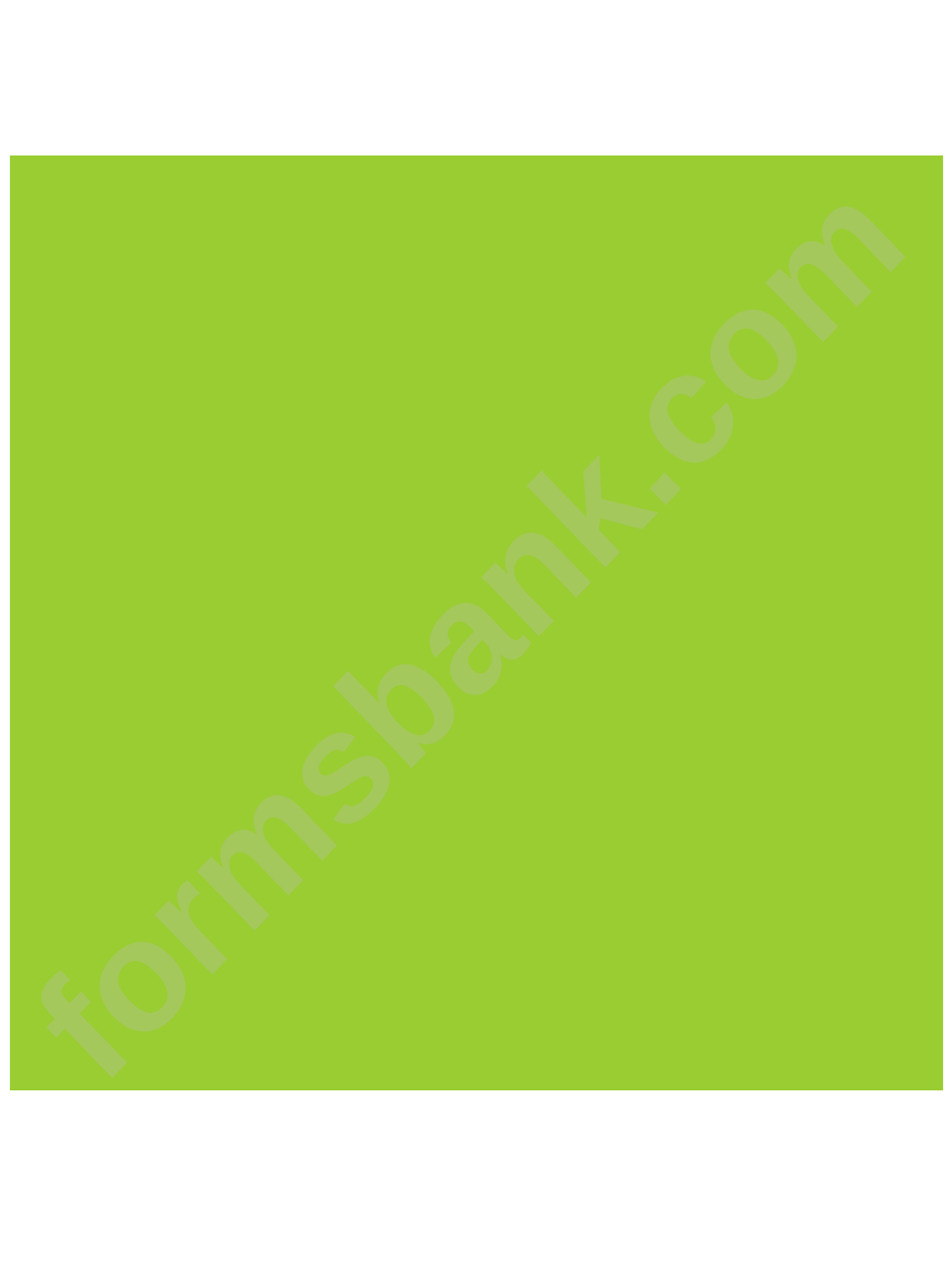 Yellow Green Square Template