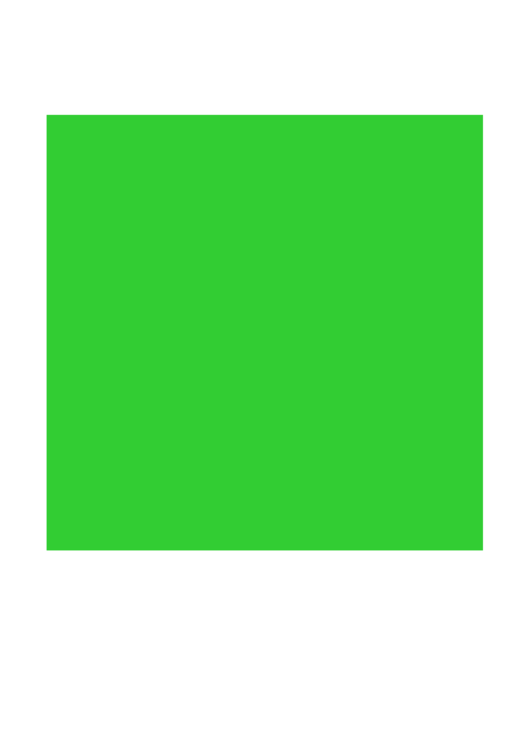 Lime Green Square Template Printable pdf