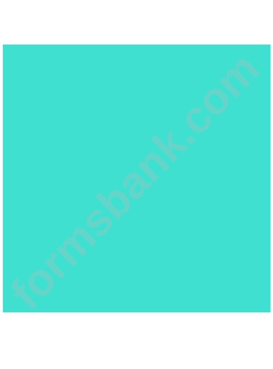 Turquoise Square Template