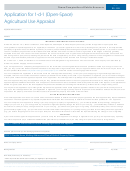 Form 50-129 - Application For 1-d-1 (open-space) Agricultural Use Appraisal