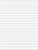 Wide Ruled Lined Paper