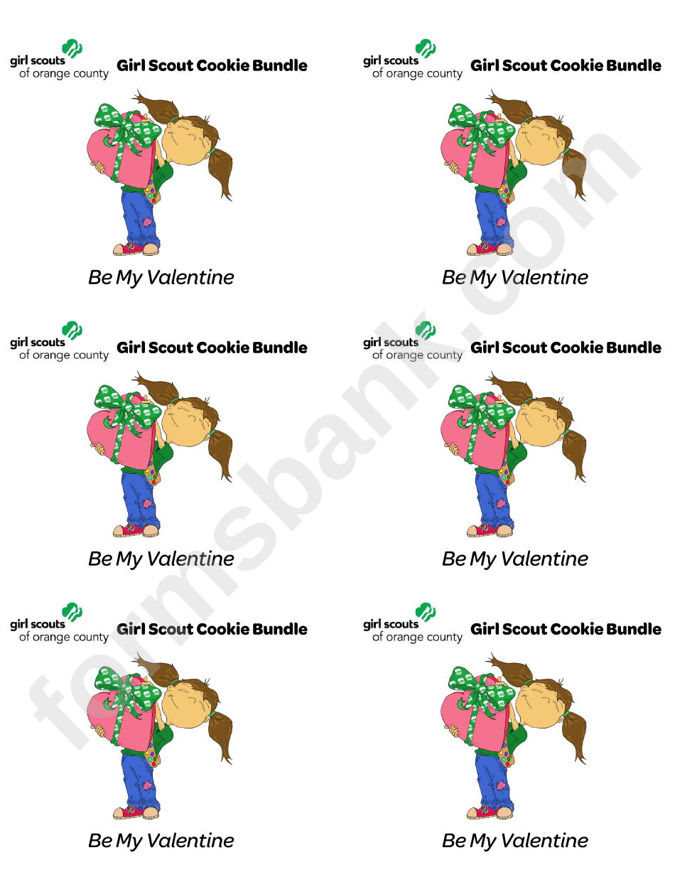 Girl Scout Cookie Bundle - Valentine