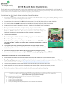 Booth Sale Checklist - Girl Scouts Of Orange County Printable pdf