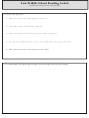 Bodies Revealed (lexile Unavailable) - Middle School Reading Article Worksheet