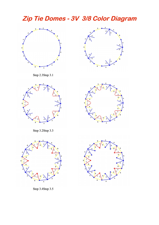 3v 3/8 Color Diagram Template Printable pdf