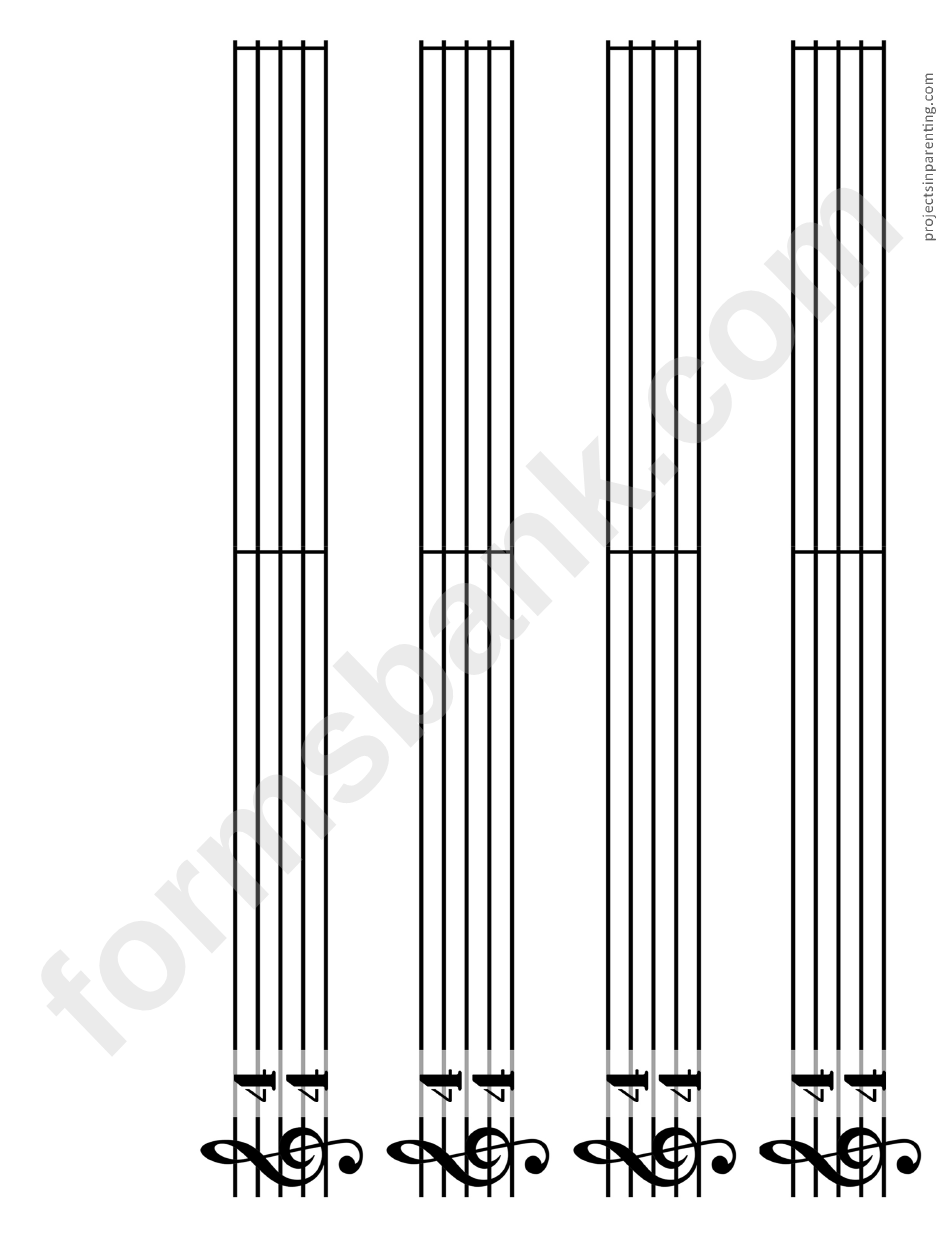 Blank Staff Paper Template