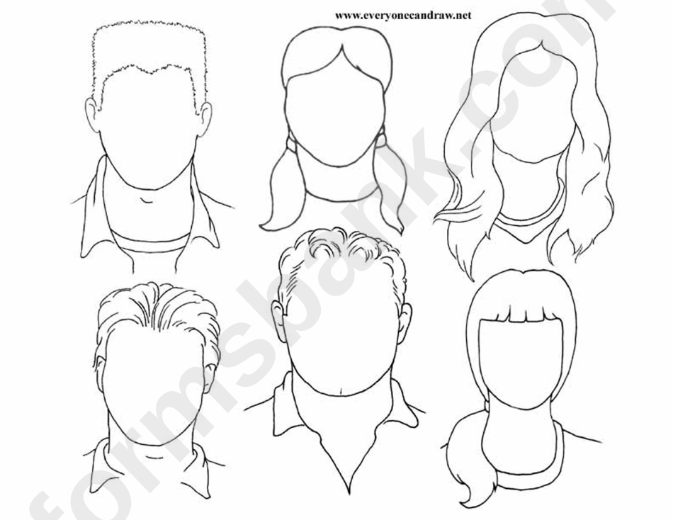 The First Steps To Drawing A Portrait Cheat Sheet