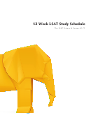 12 Week Study Schedule Template