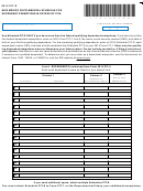 Form Pit-s - New Mexico Supplemental Schedule For Dependent Exemptions In Excess Of Five - 2014