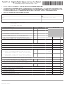 Fillable Form St-9 - Virginia Retail Sales And Use Tax Return Printable pdf