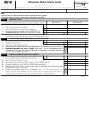 Form 8910 - Alternative Motor Vehicle Credit - 2014