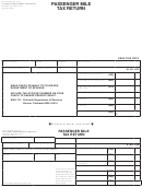 Form Dr 0133 - Colorado Passenger Mile Tax Return
