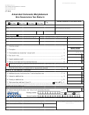 Fillable Form Dr 0022x - Colorado Amended Colorado Molybdenum Ore Severance Tax Return Printable pdf