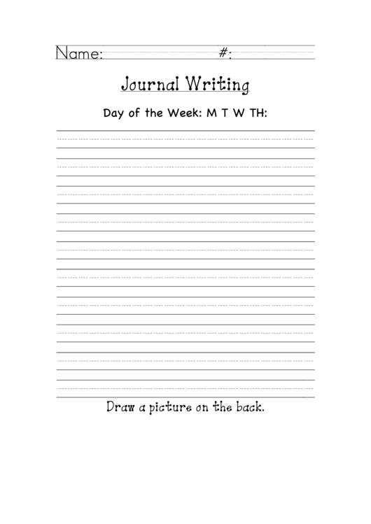 Journal Paper Template Printable pdf