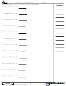 Fillable Finding Percent Of A Decimal Worksheet Template With Answer Key Printable pdf