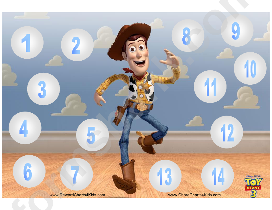 Toy Story Reward Chart