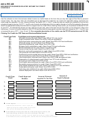 Form Pit-cr - New Mexico Business-related Income Tax Credit Schedule - 2014