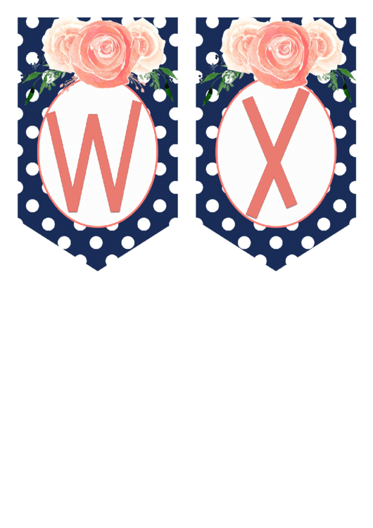 Wx Pennant Banner Template
