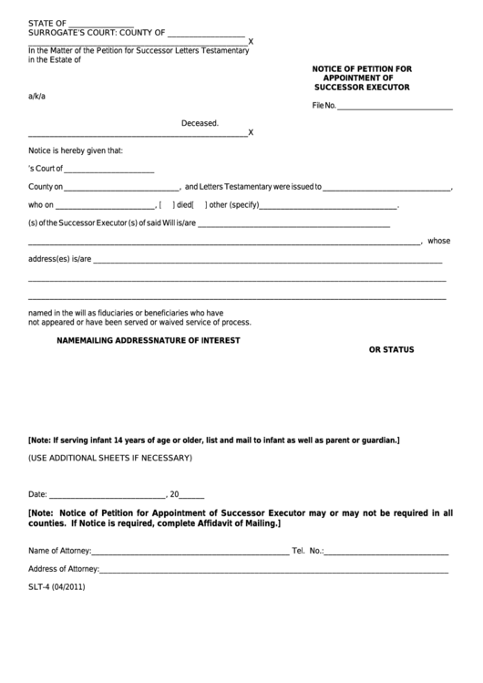 Form Slt-4 - Appointment Letter South Africa