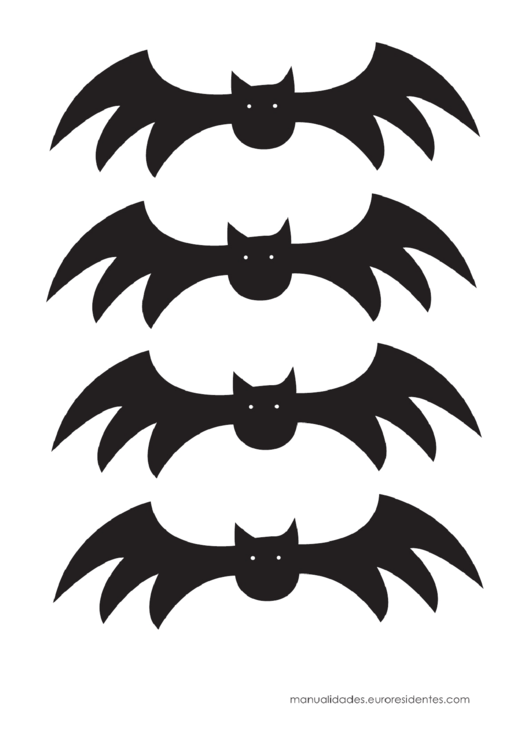 Halloween Bat Templates Printable pdf