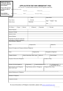 Fa Form 2 - Application For Non-immigrant Visa Form
