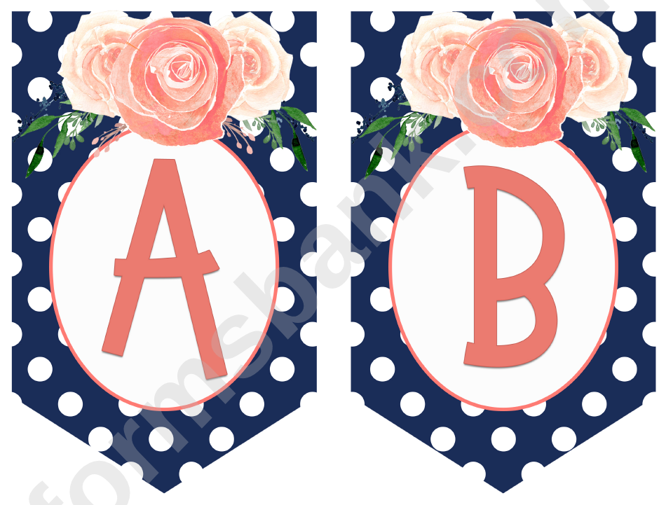 Ab Pennant Banner Template
