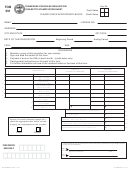 Form Tob 551 - Tennessee Purchase Requisition Cigarette Stamps Worksheet
