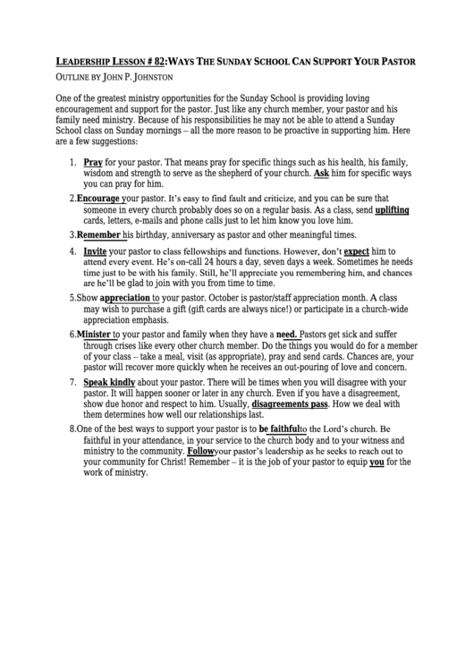 Sunday School Lesson Plan Template Printable Pdf Download