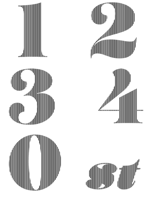 Shape Stencil Template Printable pdf