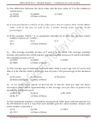 Sbi Clerk Pre Exam Template With Answers