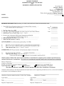 Business Privilege Tax Return And Business License Application Form - Randor Township