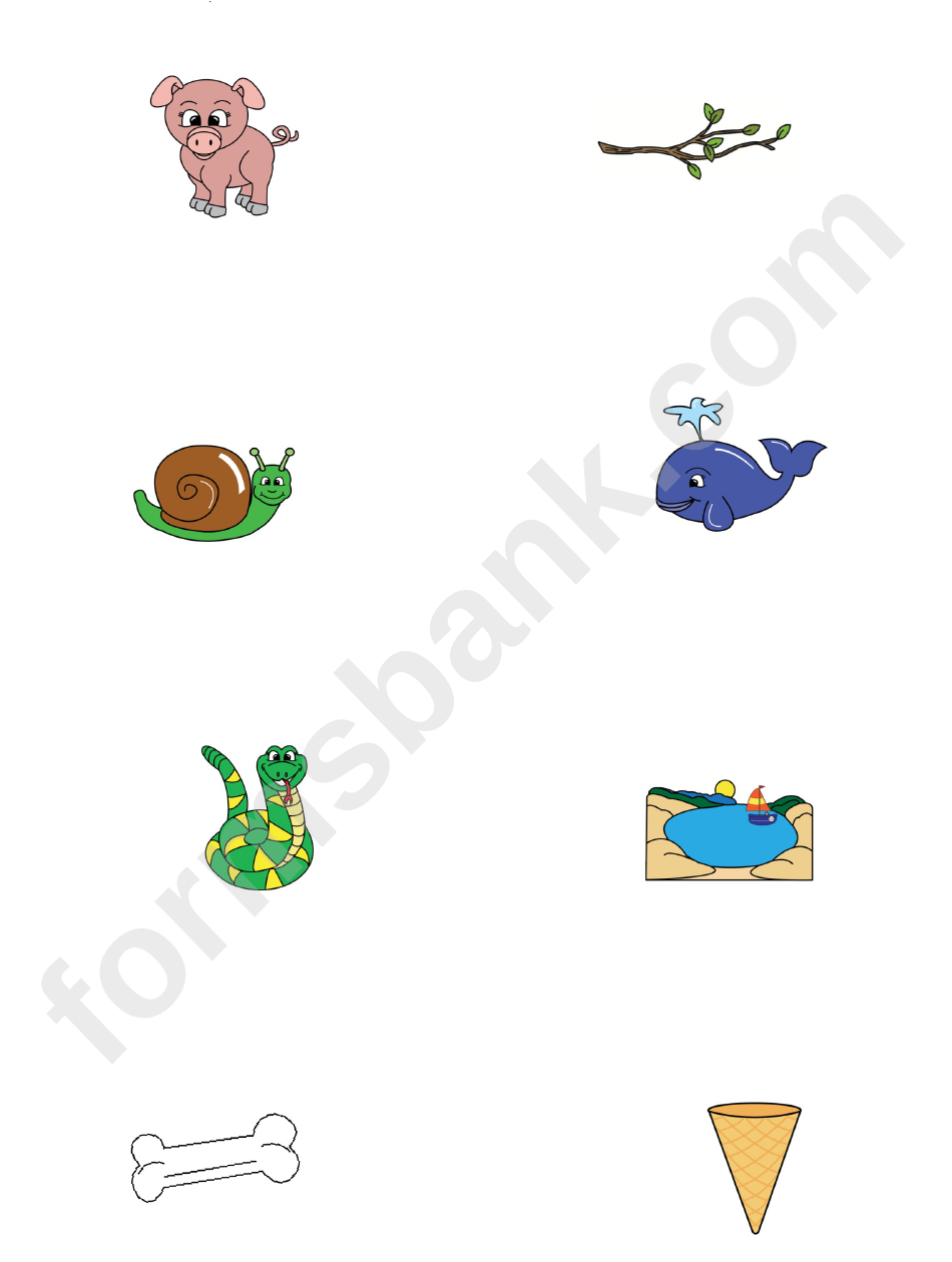 Fishing For Rhyme Phonological Awareness Activity Sheets