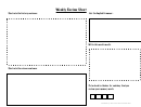 Weekly Review Sheet