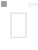 Scalloped Edge Card Piercing Template