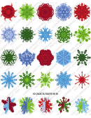 When It's Cold Outside Sticker Template Set
