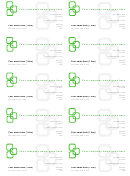 Green And Blue Business Cards Template