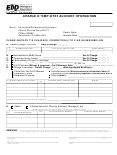 Form De 24 - Change Of Employer Account Information