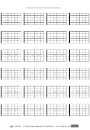 Grid 4x6x6 Guitar Neck Template