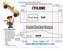 Pinewood Derby Cyclone Car Template