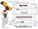 Pinewood Derby Top Fuel Car Template