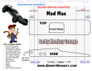 Pinewood Derby Mad Max Car Template