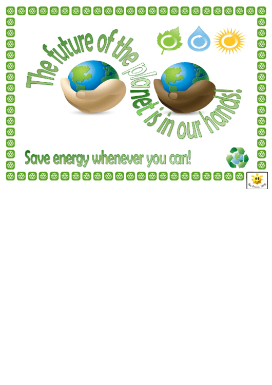The Future Of The Planet Classroom Poster Template Printable pdf