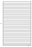 Ruled Paper Template