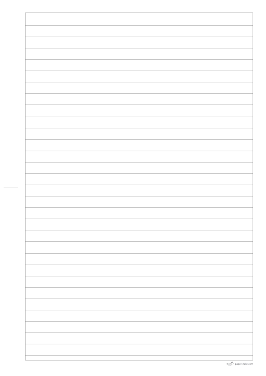 Fillable Ruled Paper Template Printable pdf