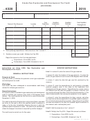 Form 6320 - Alaska Gas Exploration And Development Tax Credit - 2015