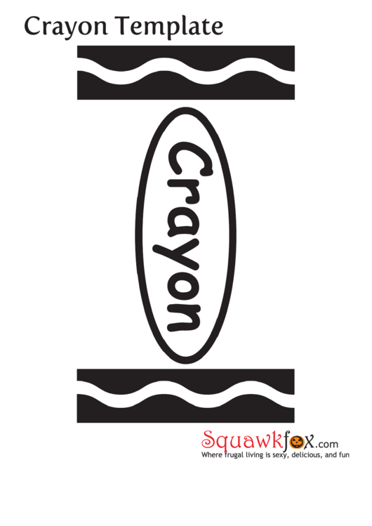Crayon Template Printable Pdf Download