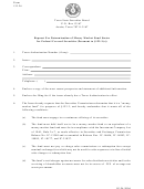 Form 133.26 - Request For Determination Of Money Market Fund Status For Federal Covered Securities
