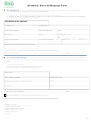 Academic Records Request Form