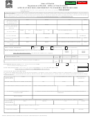 Form Dh-429 - Application For Amendment To Florida Birth Record